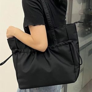 Bolso de lona para estudiantes, bolso de hombro portátil para mujer, sencillo, impermeable, de gran capacidad, para ir al trabajo, 2023 - Product Image 1