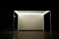 Nouvelle Pergola à Lamelles en Aluminium pour Extérieur, Fournisseur d'Usine de Pergola Bioclimatique à Lamelles en Aluminium