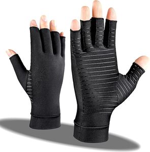 Gants d'arthrite Soulage efficacement la douleur Gants sans doigts Gants d'entraînement Fitness Gym pour hommes et femmes - Product Image 5