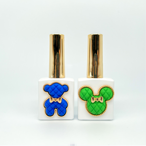 Bouteille de vernis à ongles blanc vide de 20ml en vrac, bouteille et boîte de vernis à ongles d'art personnalisé, brosse de bouteille de vernis à ongles - Product Image 6