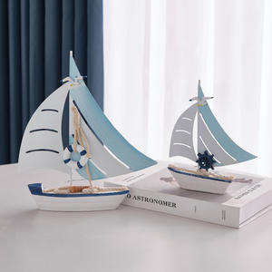 Modelo de <span class=keywords><strong>Velero</strong></span> de madera-Decoración náutica hecha a mano-Regalo conmemorativo costero más vendido y accesorio de tiro - Product Image 4