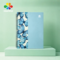 Carnet à spirale A5/A4 ligné, quadrillé, vierge ou uni pour étudiants, fournitures scolaires et de bureau, vente en gros