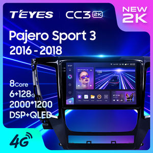 เครื่องเล่น DVD CC3 teyes 2K สำหรับ Mitsubishi <span class=keywords><strong>Pajero</strong></span> <span class=keywords><strong>Sport</strong></span> 3 2016 - 2018 9นิ้ว GPS Android Navigation เครื่องเล่น DVD - Product Image 5