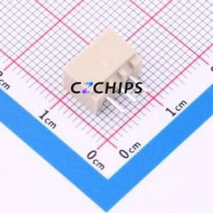 ZX-HA2.54-3PZZ-GW Wire-to-Board Pin Header Through hole Component (THT),P=2.5mm Connector 1x3P 2.5mm Through Hole 3P - Product Image 2