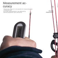 Dynamomètre électronique de lecture pour tirage d'arc – Pèse-tirage pour arcs composés et classiques – Accessoire de tir à l'arc