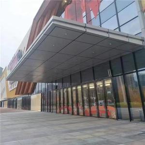 Panneau mural minimaliste en alliage d'aluminium, revêtement en poudre, imperméable, pour revêtement extérieur de bâtiment - Product Image 5