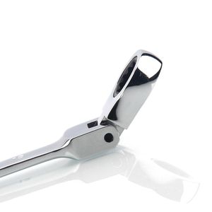 Llave de Trinquete Flexible FQ de 12 mm, 12 Puntas, 72 Dientes, Métrica, Grado Industrial OEM, Superficie Espejo, Garantía de 3 Años, 91 Nm de Torque - Product Image 1