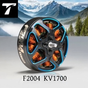 Motor sin Escobillas T-MOTOR F2004 1700KV, 4-6S, Potencia Máxima de 503W, Pico de 21.2A, Eje de 3mm para Quad de Carreras FPV Freestyle de 5-6 Pulgadas - Product Image 1