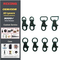 En gros : Accessoire de bricolage pour porte-clés et lanières, mousqueton pivotant à ressort, boucle porte-clés, porte-clés