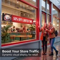Écran LED publicitaire intérieur P2.5 ultra-fin, couleur intégrale, contrôle sans fil 4G Wifi, programmable, défilement, affichage LED P2.5