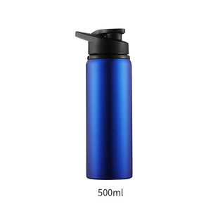 Promotion Wholesale Custom Logo Light <b>Weight</b> 750ml Single Wall Stainless Steel Sport Flasks Aluminum Water Bottle With Lids - Product Image 4