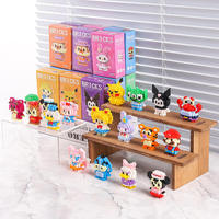 Lot de briques de construction en plastique pour figurines de dessins animés DIY, mini-blocs de construction, modèles de personnages d'animation, pas cher