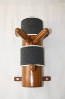 Mannequin en bois de Wing Chun pour l'intégration sensorielle, équipement d'entraînement de Kung Fu mural avec coussinets de frappe, bois durable