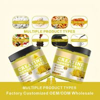 HDK OEM ODM Gommes de créatine monohydrate 800mg à la framboise, véganes, sans sucre, force maximale, croissance musculaire, récupération, complément sportif
