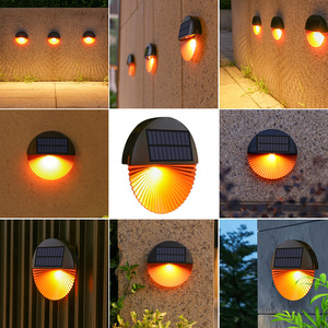 โคมไฟติดผนังพลังงานแสงอาทิตย์ LED อลูมิเนียม มุมลำแสง 20 องศา สำหรับสวน ลานบ้าน บันได ไฟตกแต่ง - Product Image 4