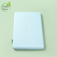 Matelas pour enfants en fibre d'air double face et double tissu, personnalisable et en gros, avec couche d'air rafraîchissante, maille 3D et housse amovible