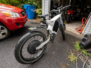 Máy bay ném bom tàng hình mạnh mẽ 72V 49ah/60AH/70AH điện lớn E xe đạp 15000 điện W động cơ xe đạp điện xe đạp leo núi Enduro Ebike - Product Image 6