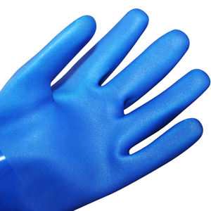 Guantes de PVC de Doble Inmersión resistentes a productos químicos Guantes de seguridad industrial de brazo largo para trabajos pesados, laboratorio y uso automotriz - Product Image 4