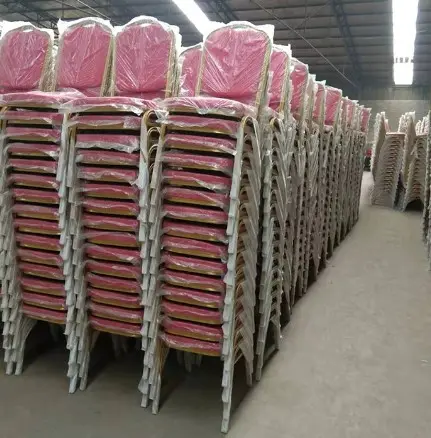 Chaises de banquet en métal de partie en gros bon marché Offre Spéciale