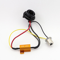 Ampoule LED P21W Canbus 1156 avec résistance de charge et faisceau anti-hyper clignotement, décodeur de correction pour clignotants Ba15S Py21W Bau15S