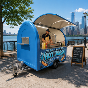 Chariot à café pliable, Camions de restauration, Remorque alimentaire, <span class=keywords><strong>Camion</strong></span> de restauration avec cuisine complète, <span class=keywords><strong>Camion</strong></span> de crème glacée, Chariot à crème glacée - Product Image 1