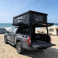 Camper Topper à coque rigide en aluminium à dépliage rapide, directement de l'usine, pour camion HD pleine grandeur avec cabine double