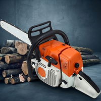 Tronçonneuse à essence 72cc 380 381 382 avec moteur à couple élevé pour la coupe d'arbres et le sciage du bois