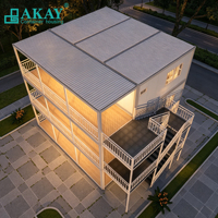 Maison conteneur modulaire évolutible, résistante au vent et aux tremblements de terre, structure en acier préfabriquée pour les projets de construction de bureaux