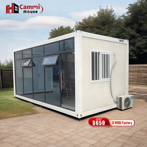 Cammi House rumah Modular 13 kaki rumah rumah rumah kecil Prefab rumah wadah dapat dilepas untuk wadah kantor asrama kamp - Product Image 1