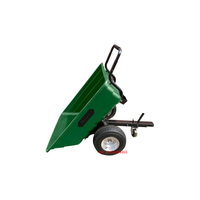 Ultimate Heavy Duty Premium ATV Trailer Wagon Cart Big Poly Dump Cart pour outils Chariot utilitaire haut de gamme