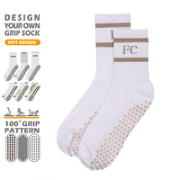 Chaussettes de yoga antidérapantes professionnelles pour femmes, échantillon gratuit, chaussettes de fitness de printemps, chaussettes à motif personnalisé tricotées pour le yoga et le Pilates