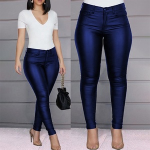 <strong>Women</strong> Stretch PU <strong>Leather</strong> <strong>Pants</strong> Skinny Wet Look Leggings Shiny Tights Push up Pencil Trousers High Waisted <strong>Pants</strong> - Product Image 3