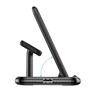 4 in 1 15W Fast Charge Wireless Charger Stand Qi Wireless Charging Multiplication Station for iPhone iWatch <span class=keywords><strong>Airpods</strong></span> - Product Image 4