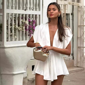 Mono de Verano <span class=keywords><strong>para</strong></span> Mujer, Nuevo, con Escote Profundo en V, Elegante, <span class=keywords><strong>para</strong></span> el Trabajo, Sexy, con Cintura Ajustada - Product Image 1