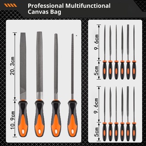 Bán buôn 17 cái công cụ mài mòn Electroplated tráng thép tập tin Set - Product Image 4