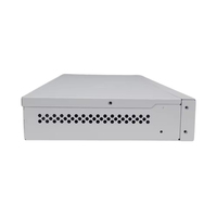 Enclosure Server Rak 1U Putih Tahan Lama dengan Port Audio & USB di Bagian Depan