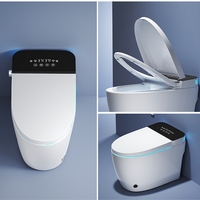 Grande Promotion Hôtel Sanitaire WC Monobloc Bidet Électrique Cuvette de Toilette Fixée au Sol Salle de Bain Toilette Intelligente