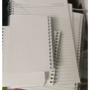 Quaderno a Spirale A4 A5 B5, 160 Pagine, Copertina Impermeabile in PP, Carta a <span class=keywords><strong>Quadretti</strong></span>/Rigata/Alta Qualità, Cancelleria per Scuola e Ufficio - Product Image 6