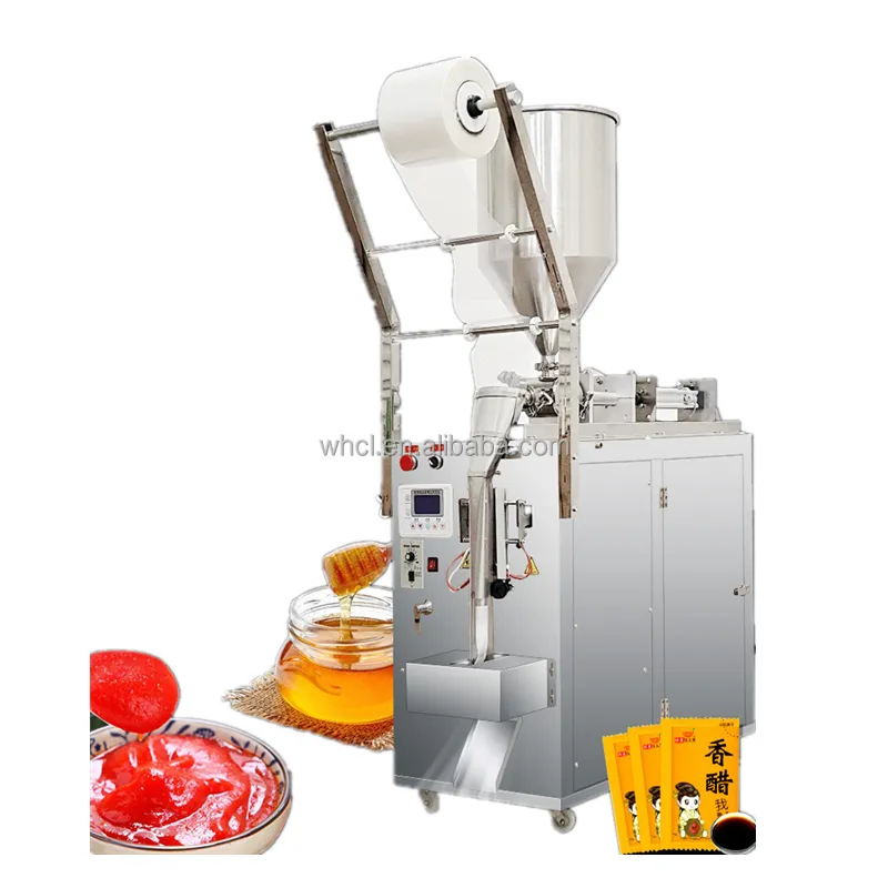 Multi-functional Ointment Honey Almond Chili Liquid Paste Sauce Tomato Paste Sachet Filling and Packaging Machine