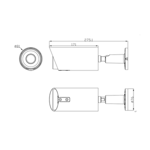 Caméra de sécurité vidéo en métal parfaite 12MP 6K POE caméra réseau 3.6-10mm objectif motorisé SONY577 1/2.3 "CMOS avec micro. Hik - Product Image 3