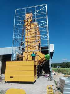 Séchoir à air chaud automatique à recirculation de 15 tonnes avec moteur et engrenages pour le séchage du riz et du maïs - Product Image 5