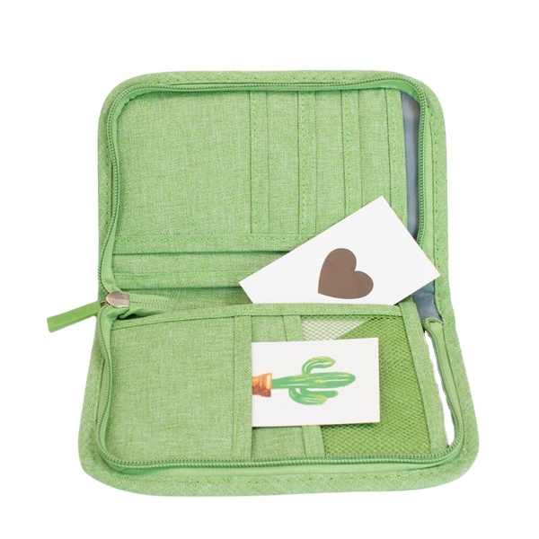 Encai New Design Folder Travel Passport Bags for Ticket & Cards Holder Fashion Passport Wallet