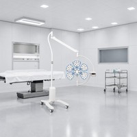 Lampe chirurgicale LED mobile, lampe chirurgicale portable, lampe chirurgicale vétérinaire, lampe d'opération pour clinique vétérinaire