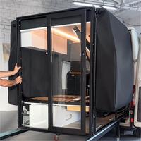 Camping-Car Fourgon Aménagé Luxe 2024 Meilleure Vente Chaude Kit Caravane VR Camping-Car pour 3 Personnes Compact Économique Maison Mobile