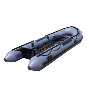 Gommone Rigido in PVC con Scafo in Alluminio, Barca Gonfiabile Hypalon Resistente per Pesca alla Carpa, Zodiac per Pesca con Motore - Product Image 2