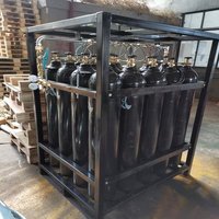 Sistema de Almacenamiento de Gas en Cascada con Cilindros de GNC Certificados ISO11439, 250 Bares de Alta Presión