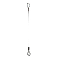 Câble métallique sans fin galvanisé en zinc haute résistance H-Quality WS03 6x37+IWRC 1770MPa, charge de rupture minimale 5:1, 2x WLL en traction