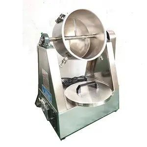 Mixer bubuk kering kerucut makanan Stainless Steel, pemanas listrik kosmetik Lab kecil 1Kg 2Kg 3 Kg 5Kg 10Kg 15Kg