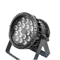 Projecteur LED PAR étanche IP20 18x12W RGBW avec contrôleur DMX512 pour spectacles en plein air, DJ, discothèque, éclairage de scène KTV