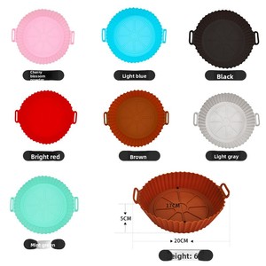 Tapete de silicona reutilizable de grado alimenticio, engrosado y superventas, para <span class=keywords><strong>freidora</strong></span> de <span class=keywords><strong>aire</strong></span> y repostería casera - Product Image 2